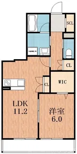 大阪府大阪市平野区平野元町【マンション】の間取り