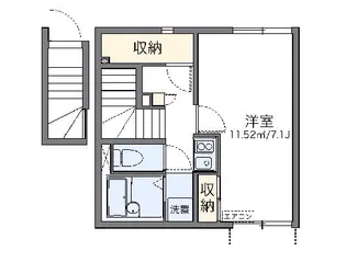 レオネクストNANA【2階】の間取り