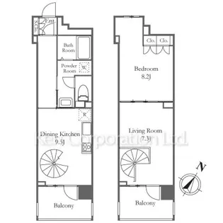 リーラ横浜川和町【2階】の間取り