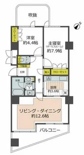 ディアナガーデン恵比寿【11階】の間取り