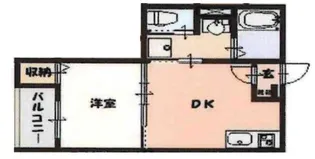 大阪府大阪市此花区四貫島2【アパート】の間取り