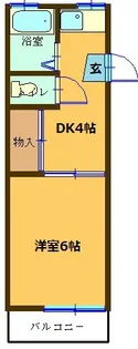 宮城県仙台市青葉区西勝山【アパート】の間取り