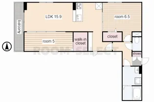 シャルルーズ【2階】の間取り