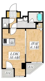 ラフィスタ赤羽【4階】の間取り