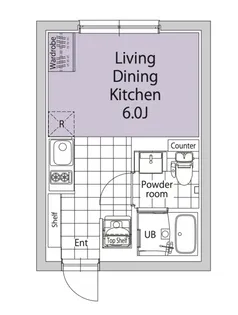 TASUKI杉並高井戸【2階】の間取り