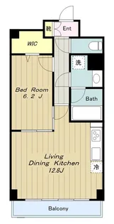 ラディエ【4階】の間取り