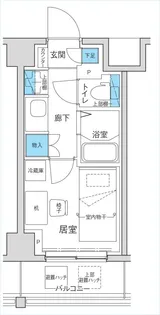 キャンパスヴィレッジ武蔵小杉【1階】の間取り