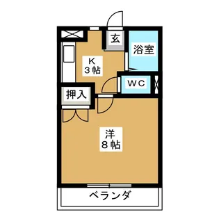 モアメゾン領家【1階】の間取り