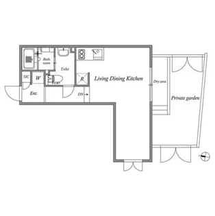 ALERO参宮橋【1階】の間取り