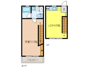 UD翔南鶉の間取り