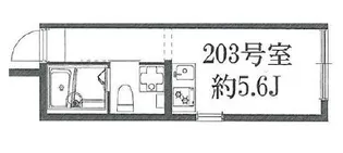 ゴールドシティ江戸川橋【2階】の間取り