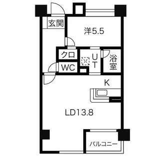 レヴァンテ【6階】の間取り