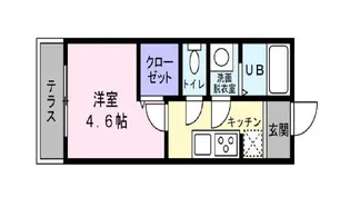 SパレスVI【1階】の間取り
