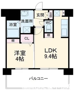 三島マンション博多駅東【5階】の間取り