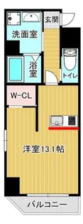 コルドンルージュ【1階】の間取り