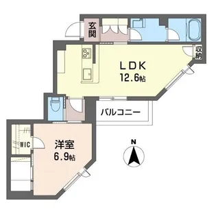 グランデール ZEN【2階】の間取り