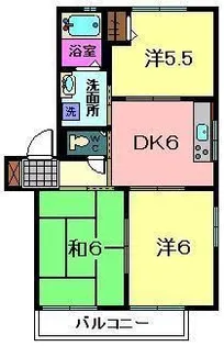 グランシード友愛A棟【2階】の間取り