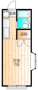 エステートピアAKAISHI【1階】の間取り