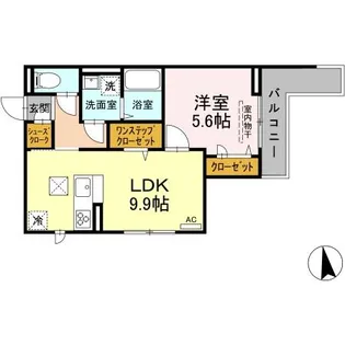 コンフォート横浜緑【3階】の間取り