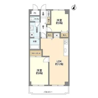 リオ梶ヶ谷【3階】の間取り