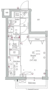 スカイコートグランメゾン御殿山【2階】の間取り