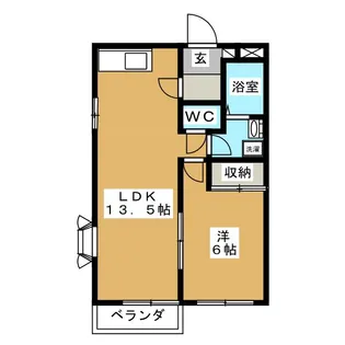 グランデュール【1階】の間取り