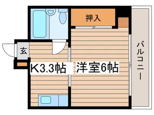 チサンマンション桜通久屋【3階】の間取り
