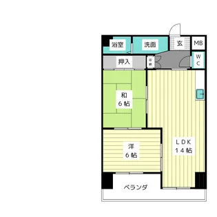 シャンポール幹II【2階】の間取り