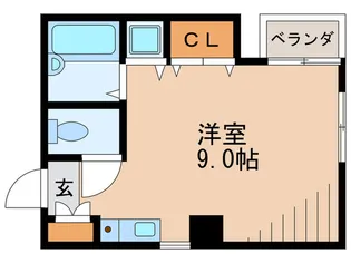 えとあ-る稲垣【4階】の間取り