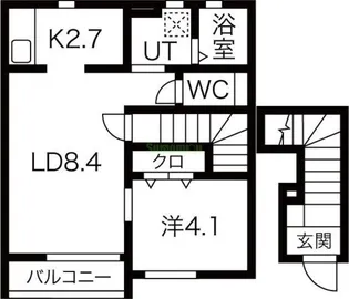 フィルモアシティ【2階】の間取り