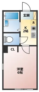 テトラクレスト【2階】の間取り