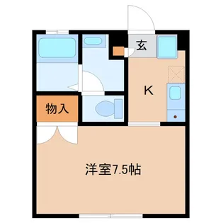 リトルパラダイス【2階】の間取り