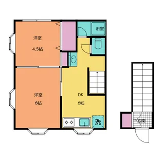 ケンリード豊洲【2階】の間取り