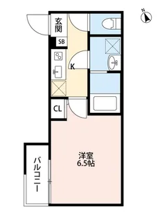 Luna piena船橋【3階】の間取り