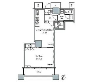 THE TOKYO TOWERS MIDTOWER(ザ・東京タワーズ【21階】の間取り