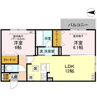 DR相木CUORE【1階】の間取り