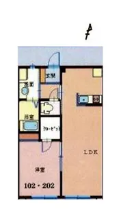 クレスタ 今川【1階】の間取り