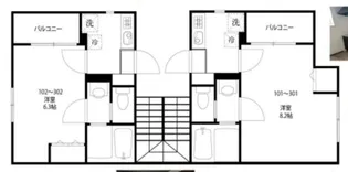 アークス北赤羽【1階】の間取り