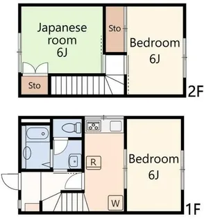 ハイツホープヒルズB棟の間取り