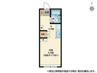 コーポひたち【1階】の間取り