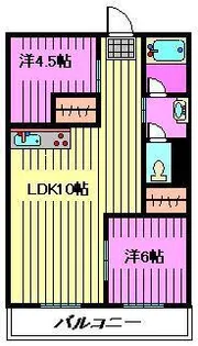 リブレス東浦和【4階】の間取り