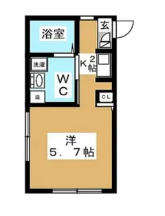 リチェンシア横浜平沼【5階】の間取り