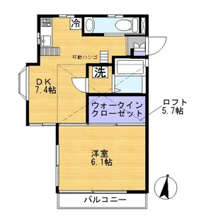 エコハウスSHOWA【2階】の間取り