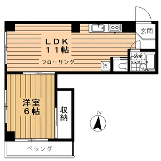 リスタアハイツ【2階】の間取り