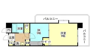広電コイン通りビル【5階】の間取り