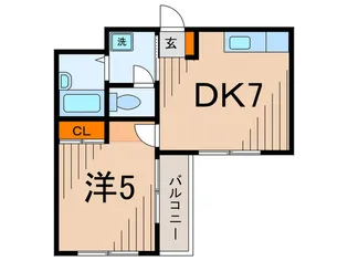 クレール【2階】の間取り