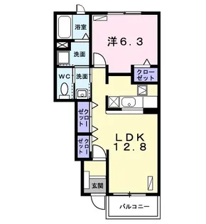 パーチェ【1階】の間取り