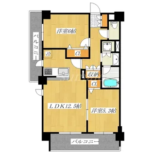 N-stage AkabaneShimo【7階】の間取り