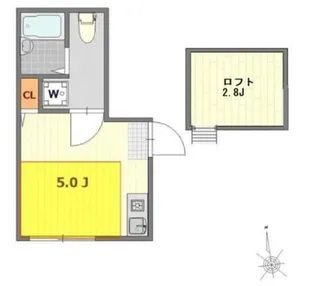 シャンテ八広駅前【3階】の間取り