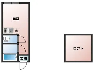 ユナイト横浜ジャン・ピエトロ【1階】の間取り